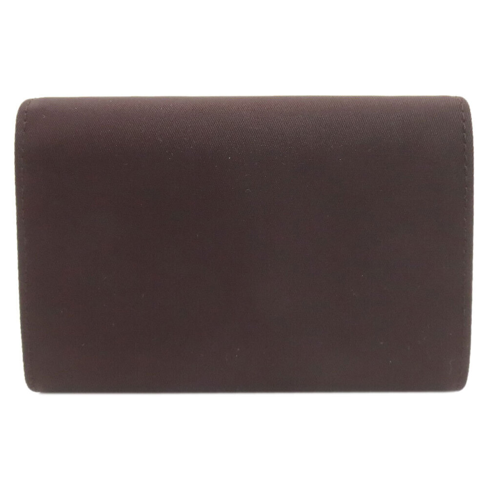 Prada coin wallet fold bi Black